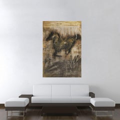 Semental 43 Fotografía manipulada edición 1/1, Técnica mixta sobre lienzo