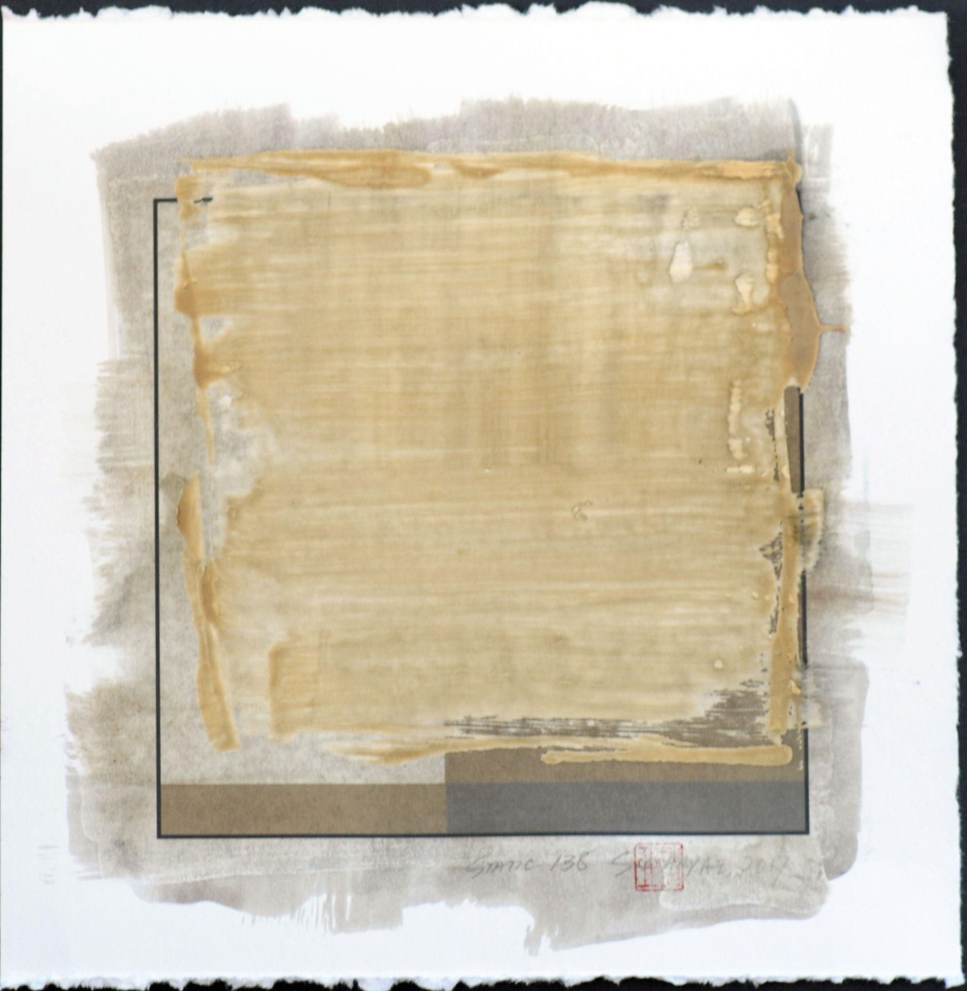 Static 138, Mixed Media on Paper - Mixed Media Art by Sia Aryai