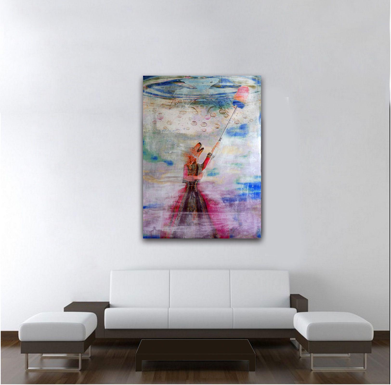 Swing V One of a kind mixed media on canvas, Mixed Media on Canvas For Sale 1