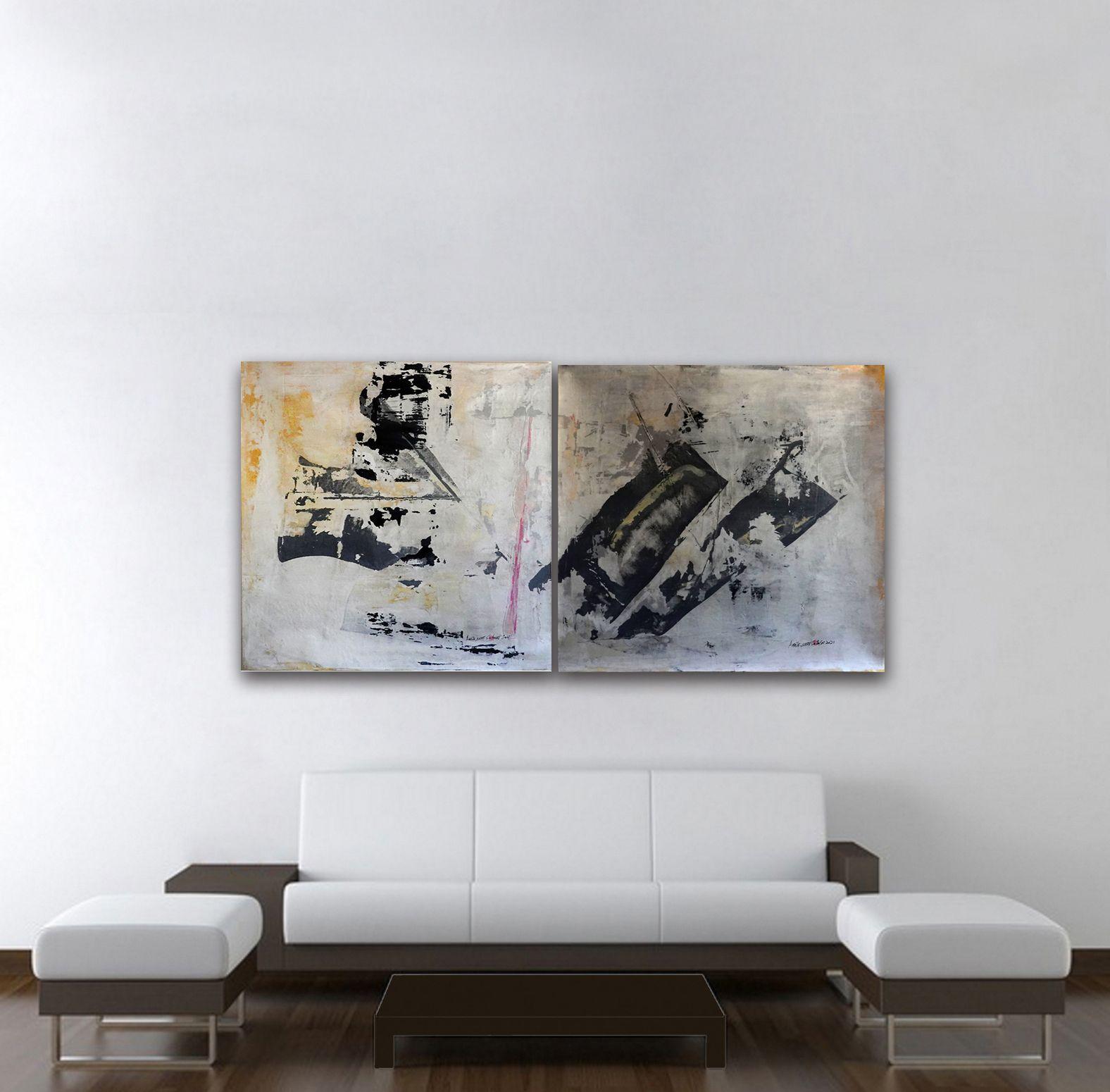 Amaze XXXIV  abstracto trendy happy painting, Pintura, Acrílico sobre lienzo en venta 2