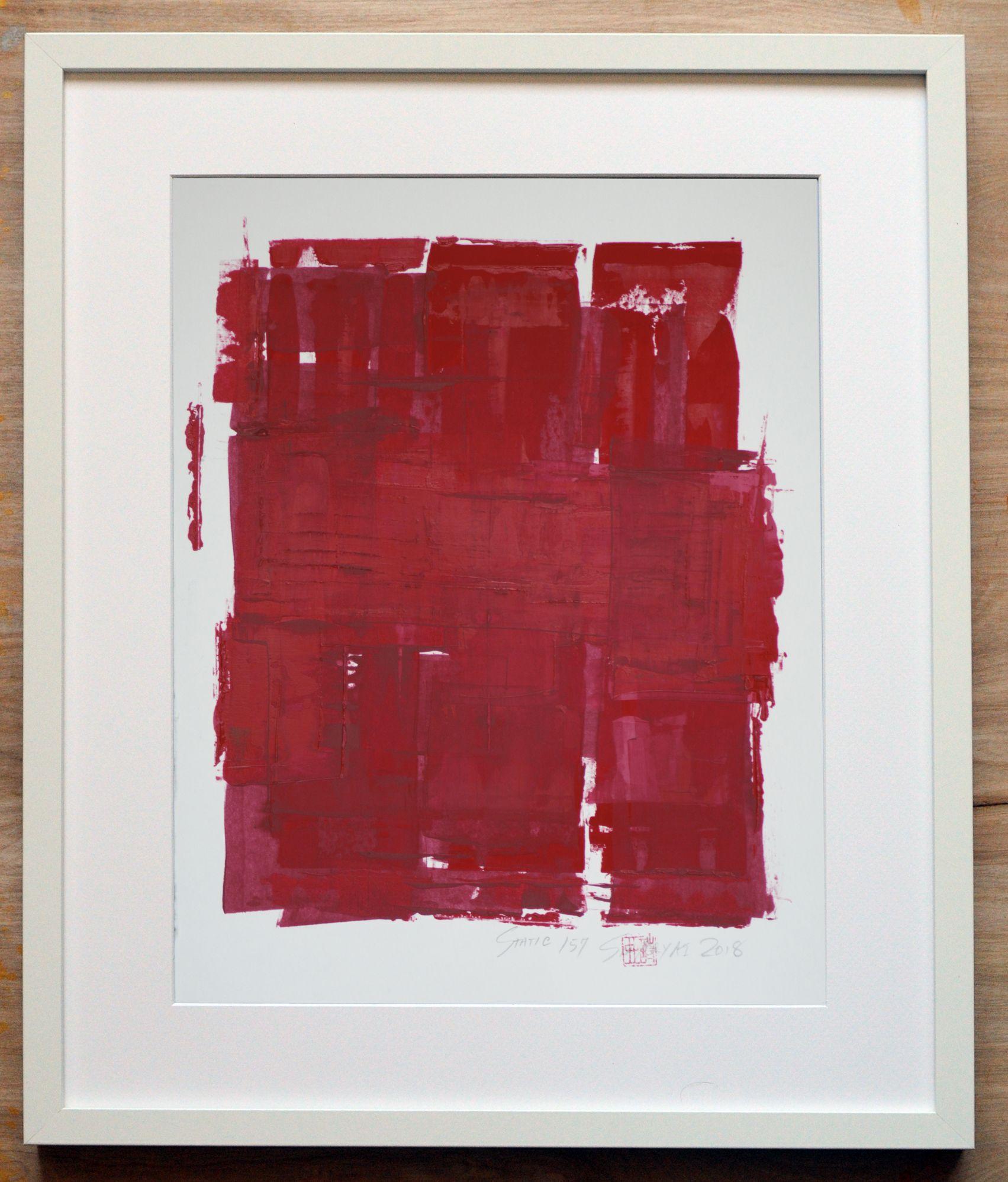 Estática 157, Pintura, Acrílico sobre papel - Painting Moderno de Sia Aryai