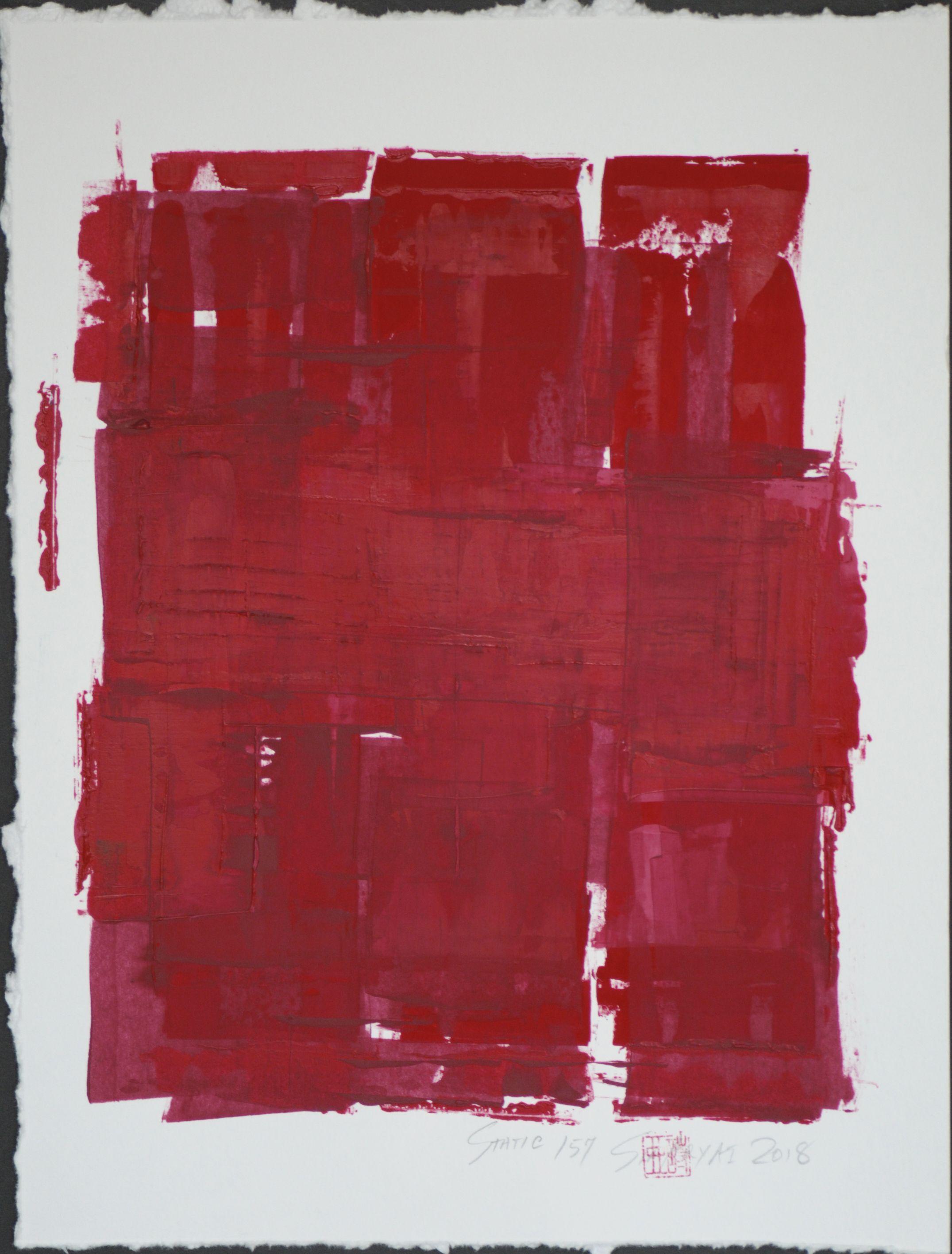 Estática 157, Pintura, Acrílico sobre papel - Painting de Sia Aryai