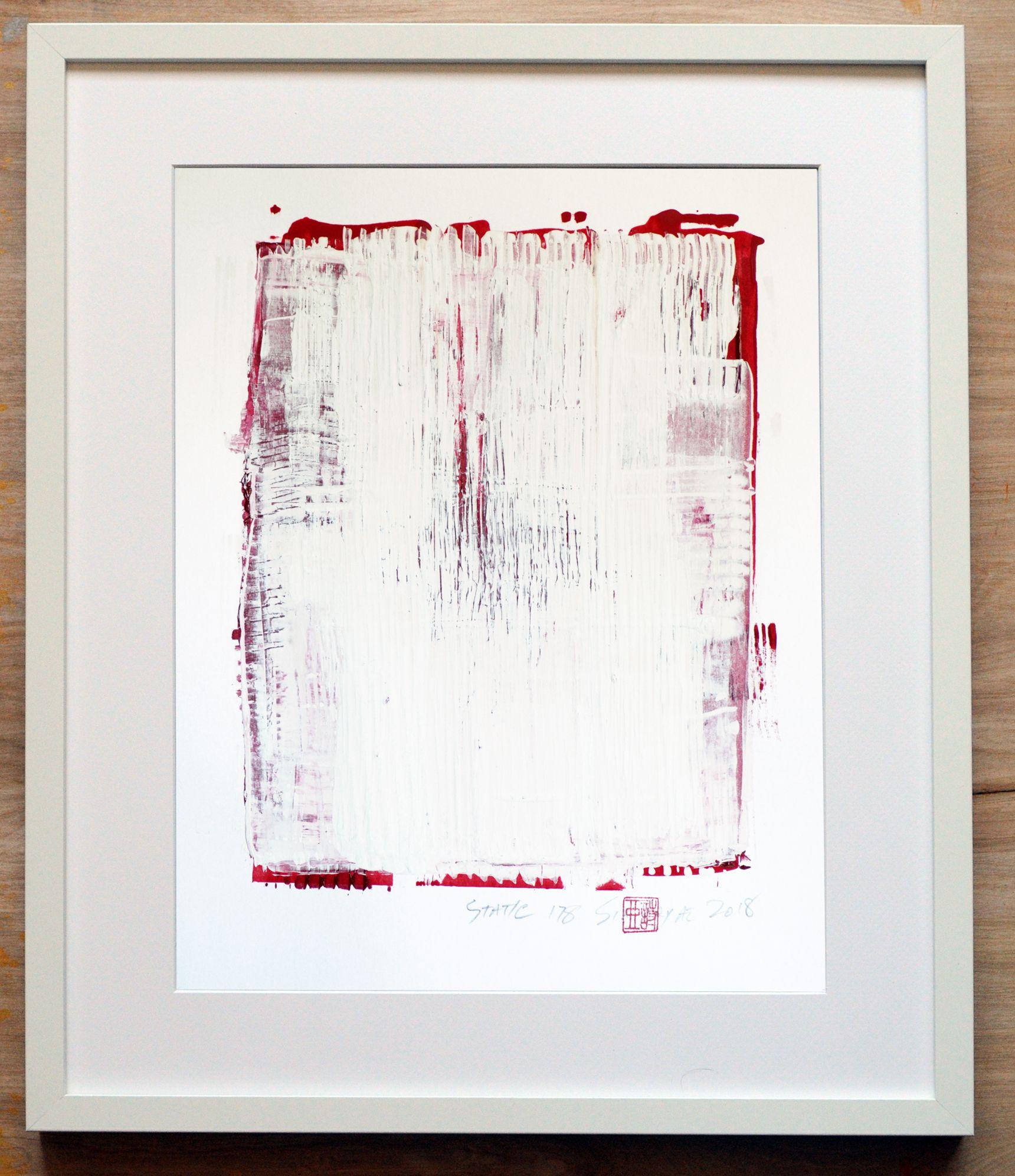 Estática 178, Pintura, Acrílico sobre papel de acuarela - Painting Contemporáneo de Sia Aryai