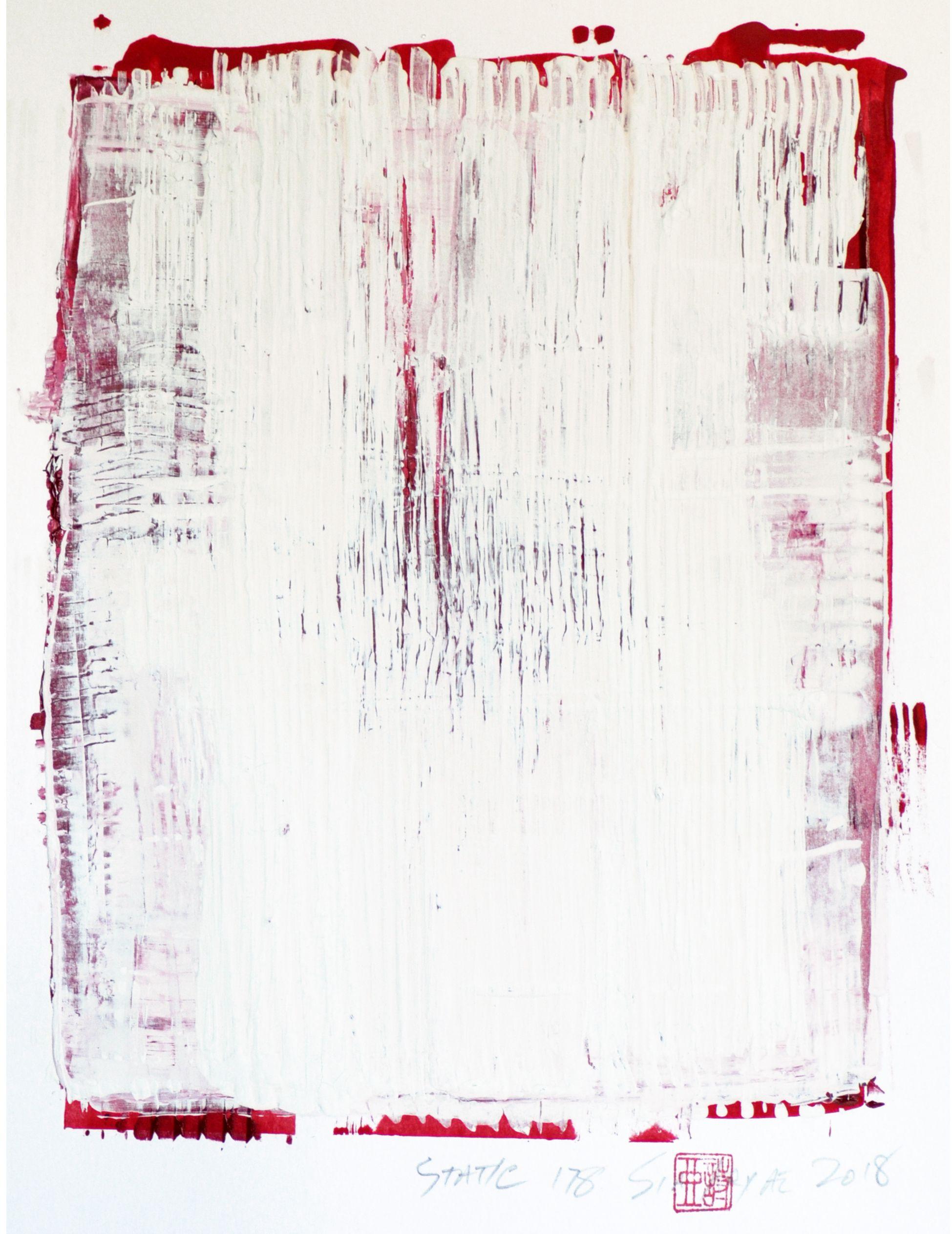 Estática 178, Pintura, Acrílico sobre papel de acuarela - Painting de Sia Aryai