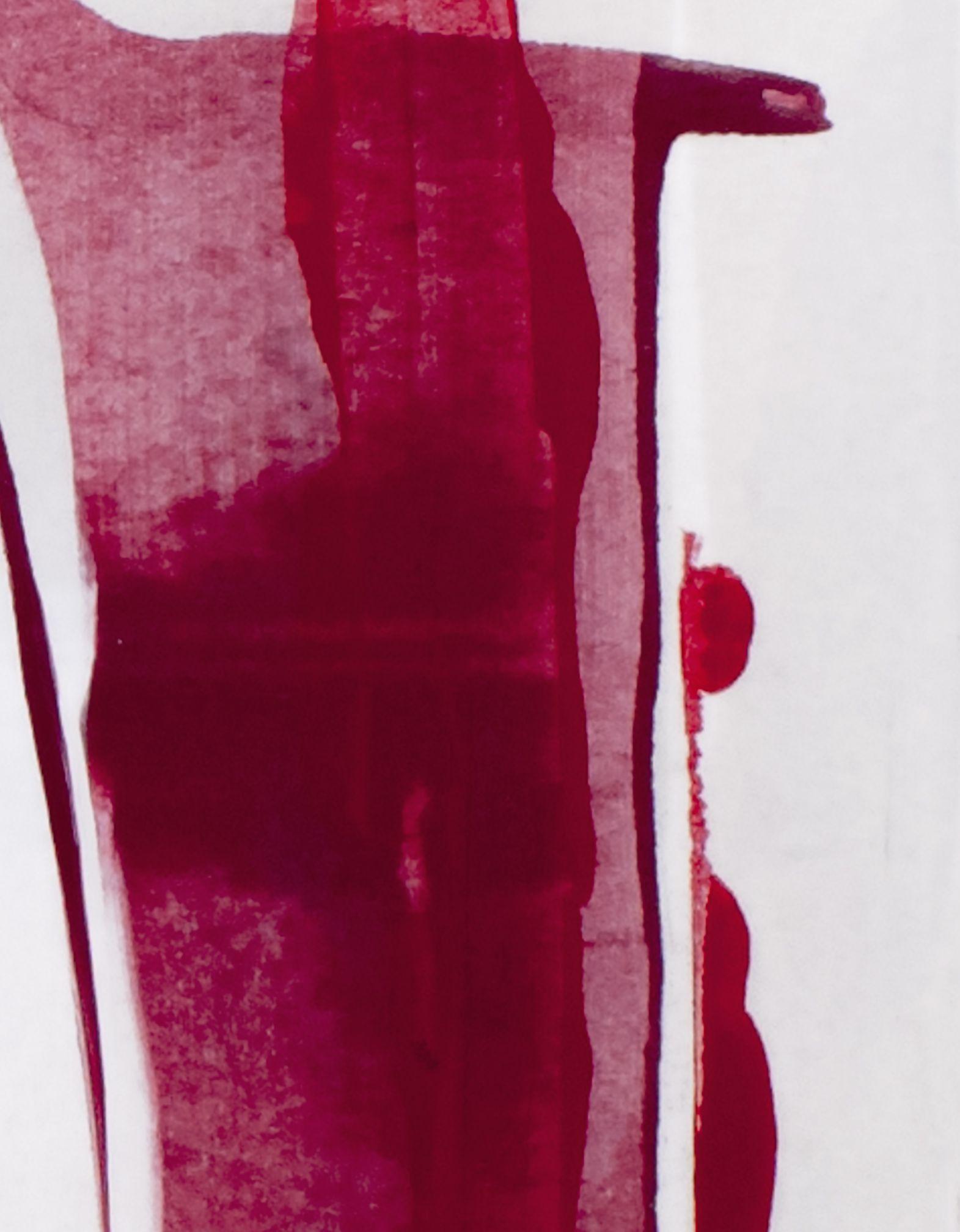 Statik 179, Gemälde, Acryl auf Aquarellpapier – Painting von Sia Aryai
