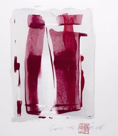 Static 179, Painting, Acrylic on Watercolor Paper