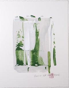 Static 184, Gemälde, Acryl auf Papier