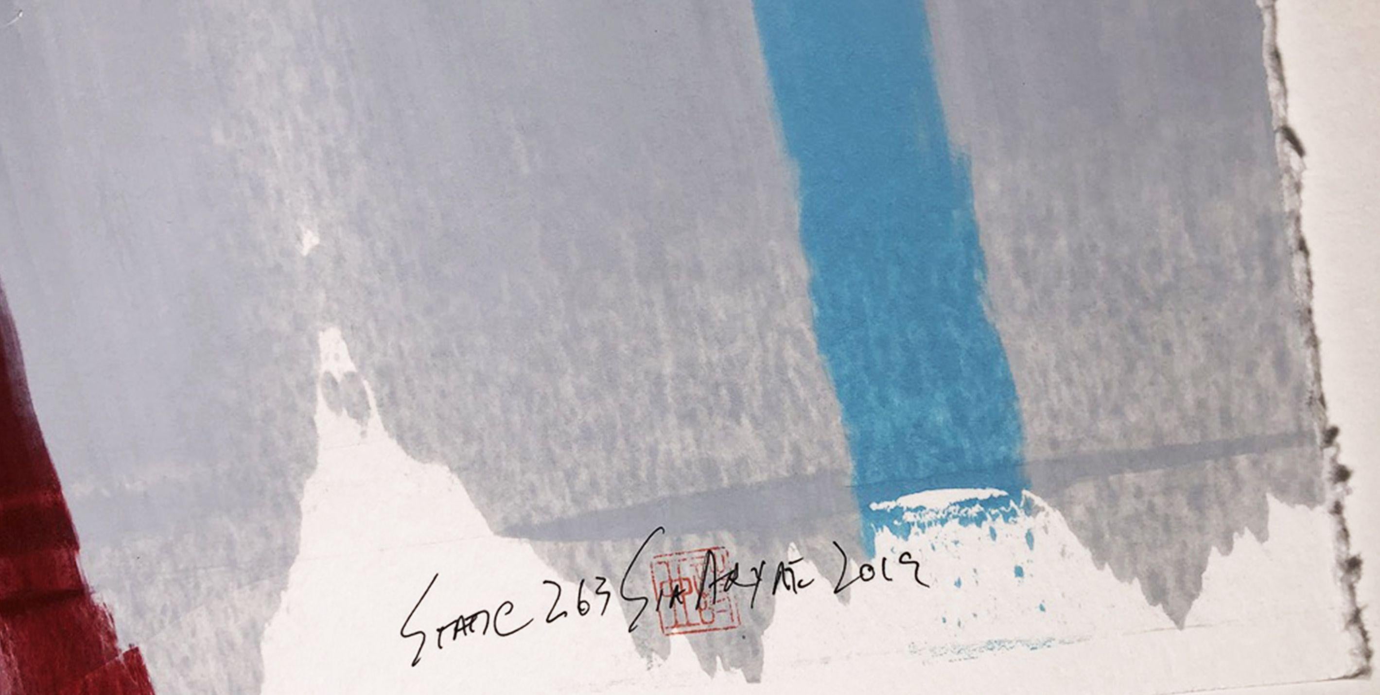 Statica 263, Pittura, Acrilico su carta - Painting Astratto di Sia Aryai