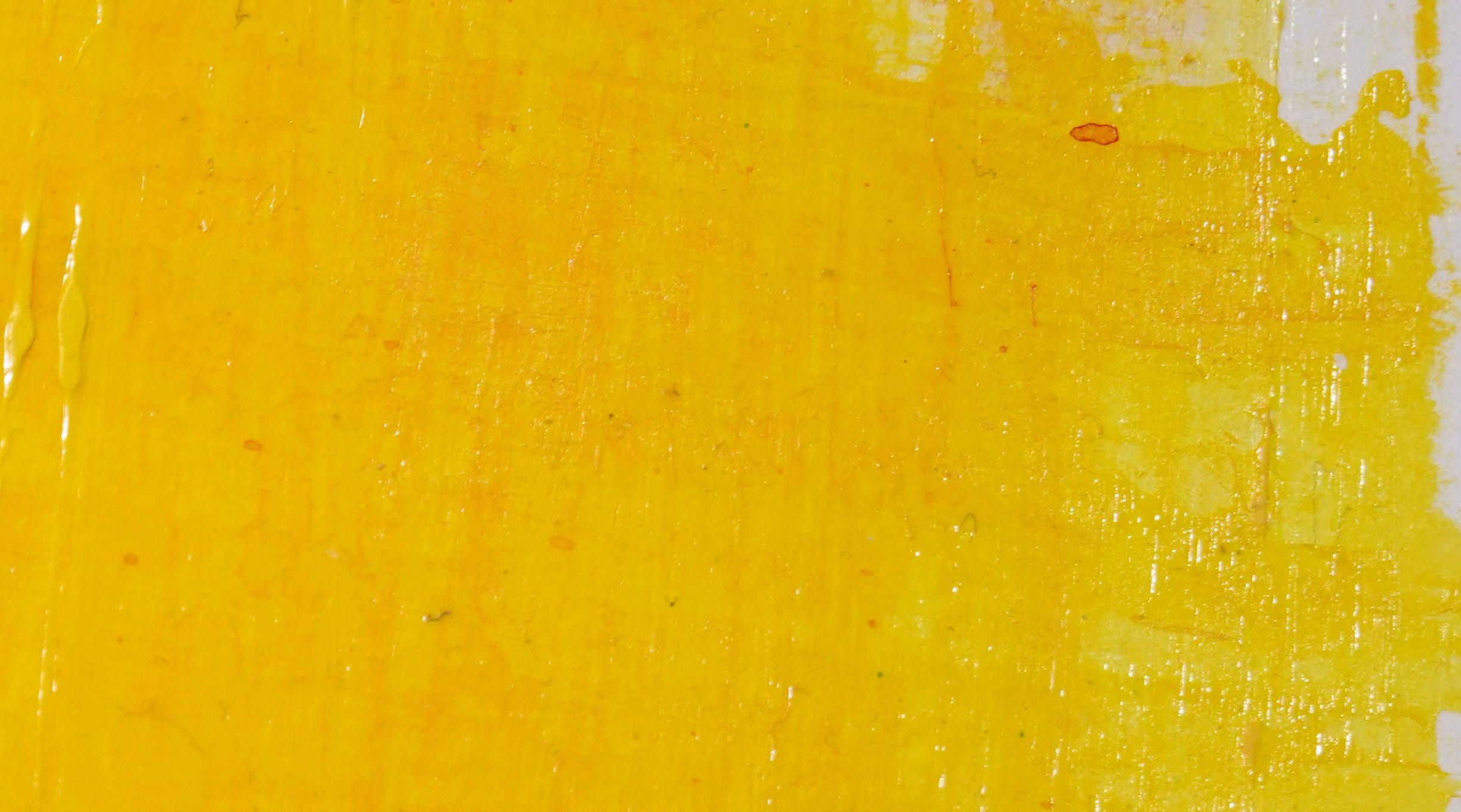 Static 407 Vibrant jaune minimal encadré, peinture, acrylique sur papier en vente 1