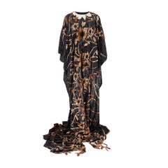 Siah Howard 'La Femme' Black and Rose Gold Swimsuit and Cover-Up