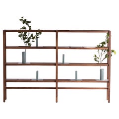 Siam Acacia Wood Bookshelf with Celadon 'Plant Not Include'