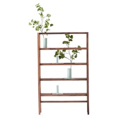 Siam Bookshelf 910 with Celadon 'Plant Not Include', Monkey Pod Wood