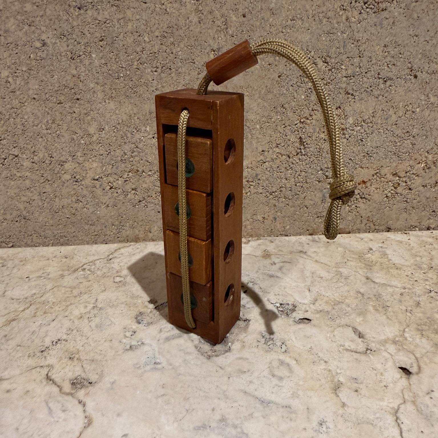 Teck Siam Sanuk Puzzle Vintage en Wood Mid-Century Modern Toy en vente