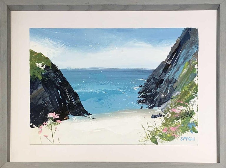 FRAMED SIZE - 44cm x 54cm

Much of Sian's inspiration comes directly from the places where she loves to spend time; outdoors enjoying the coastline and mountains of Wales and South East England. The paintings are a response to the landscape, an