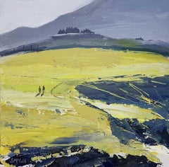 Mwnt - Contemporary Rural Landscape: Gerahmte Acrylmalerei