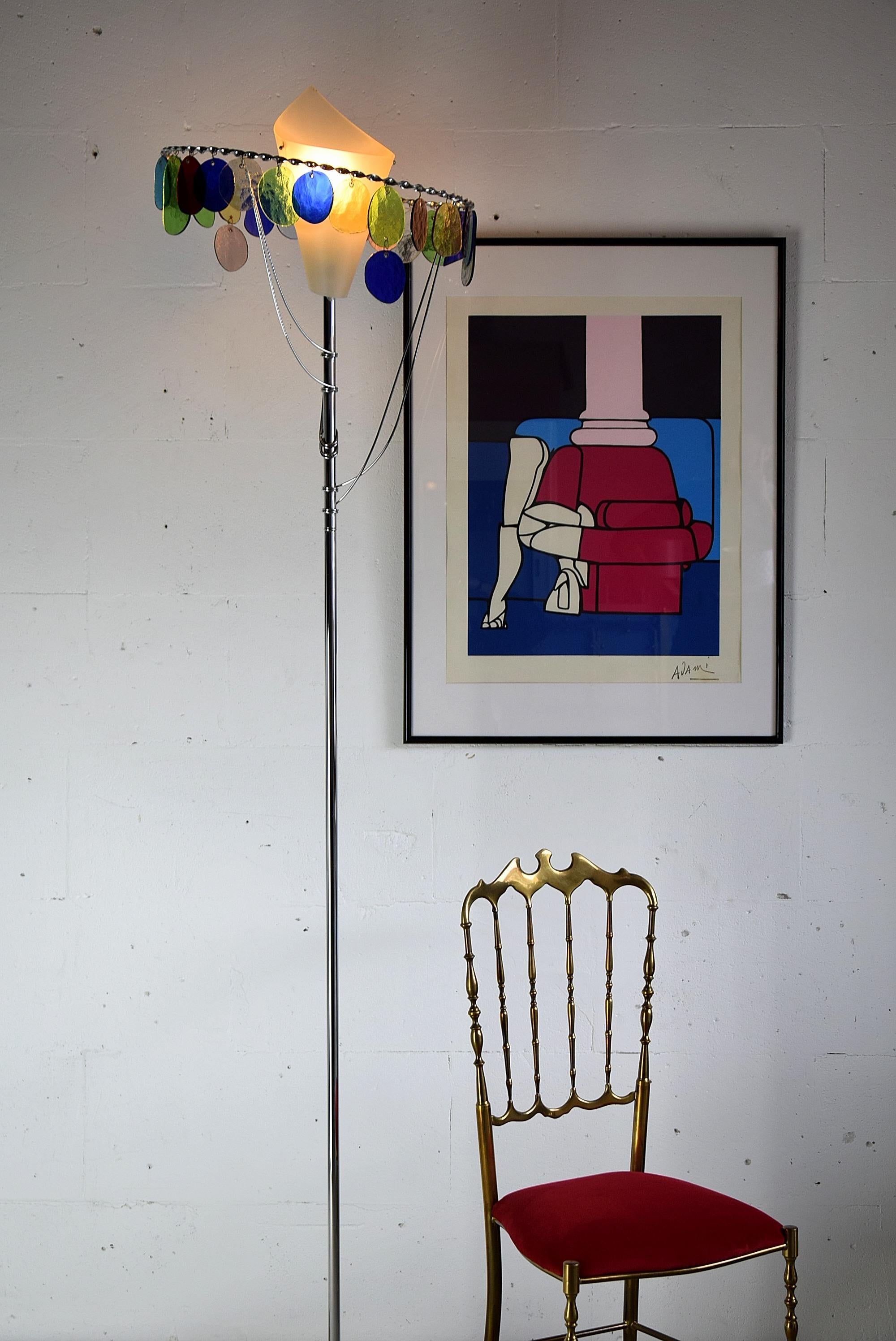 Modern Sibari Floor Lamp by Toni Cordero for Artemide, 1990 For Sale