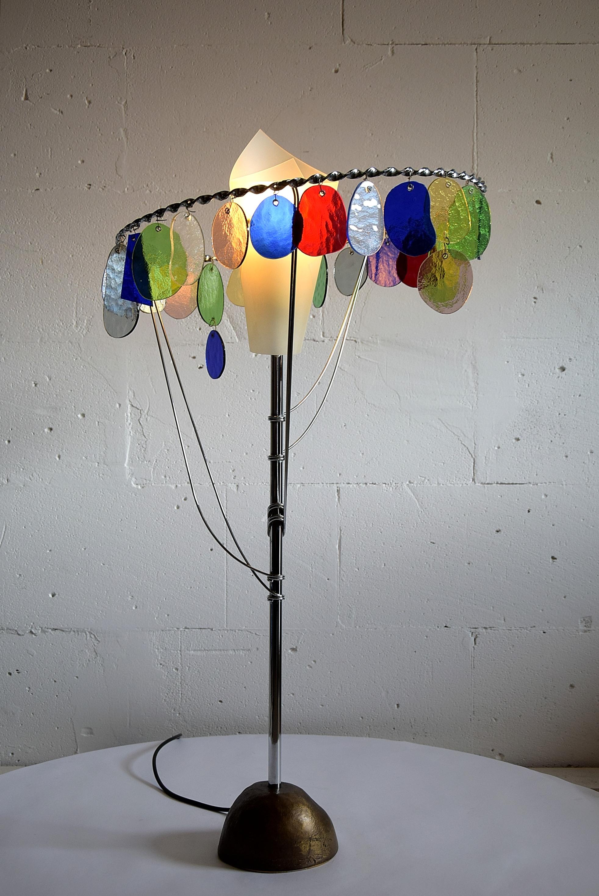 Art Glass Sibari Table Lamp by Toni Cordero for Artemide For Sale