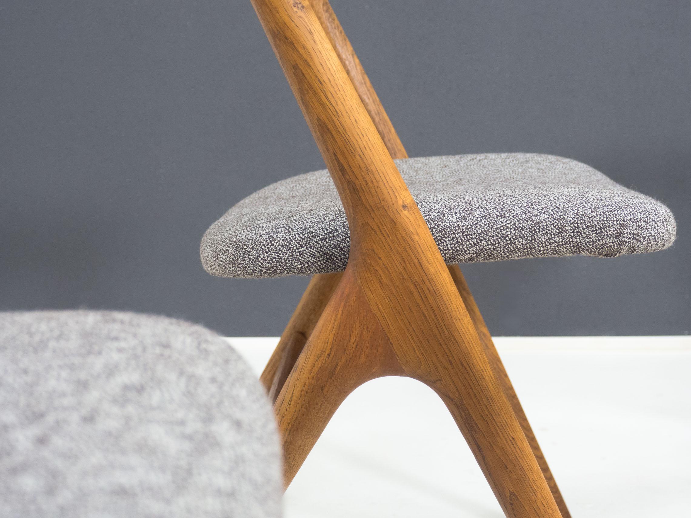 20th Century Sibast Møbler model ‘no. 9’ teak & oak dining chairs – Helge Sibast 