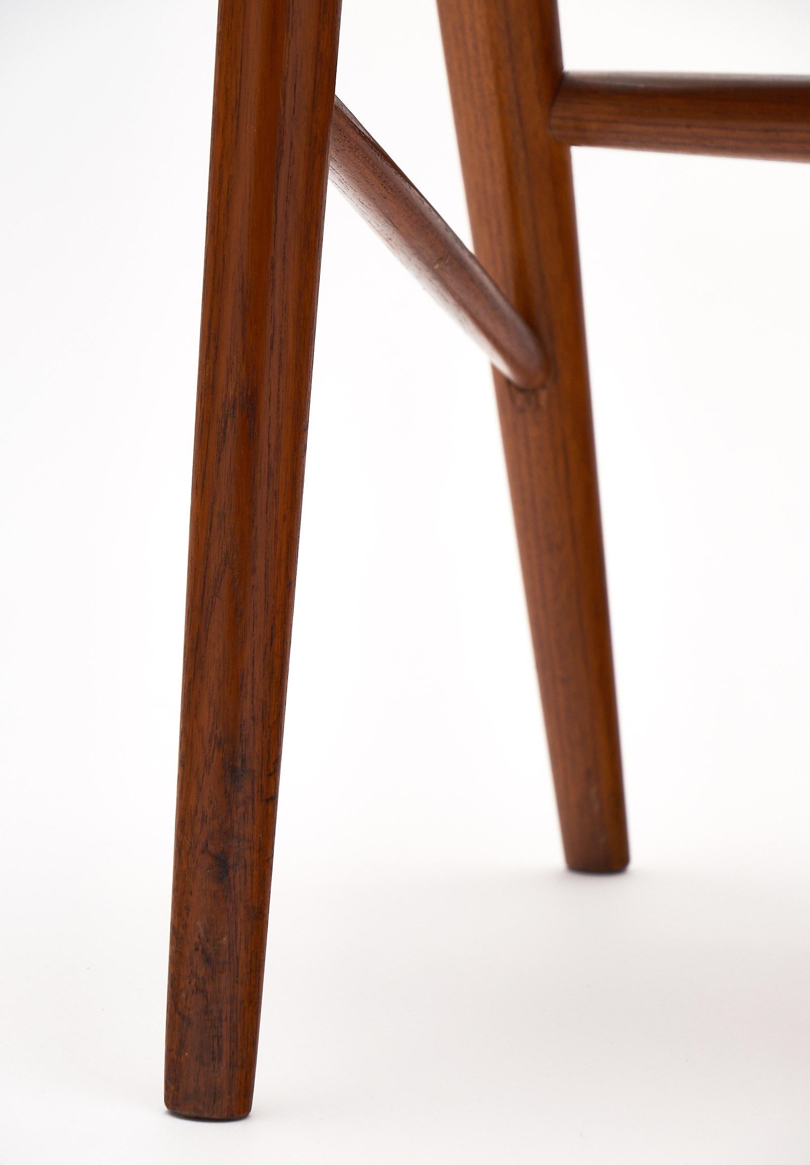 Upholstery Sibast No. 8 Set of Five Danish Chairs