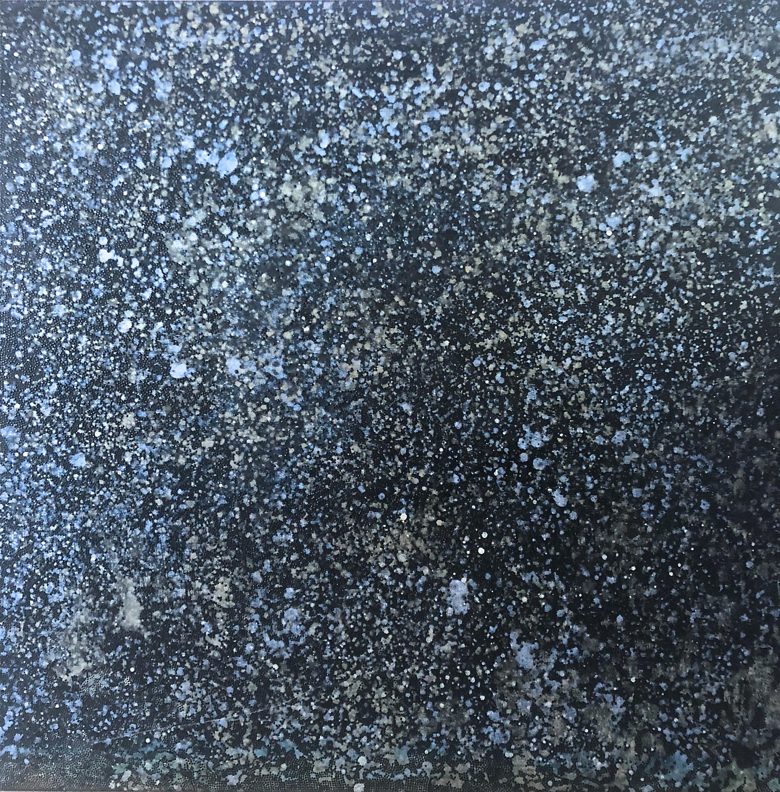 Sibel Kocabasi Abstract Painting - Dot Com Abstract