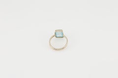 Siberian aquamarine ring