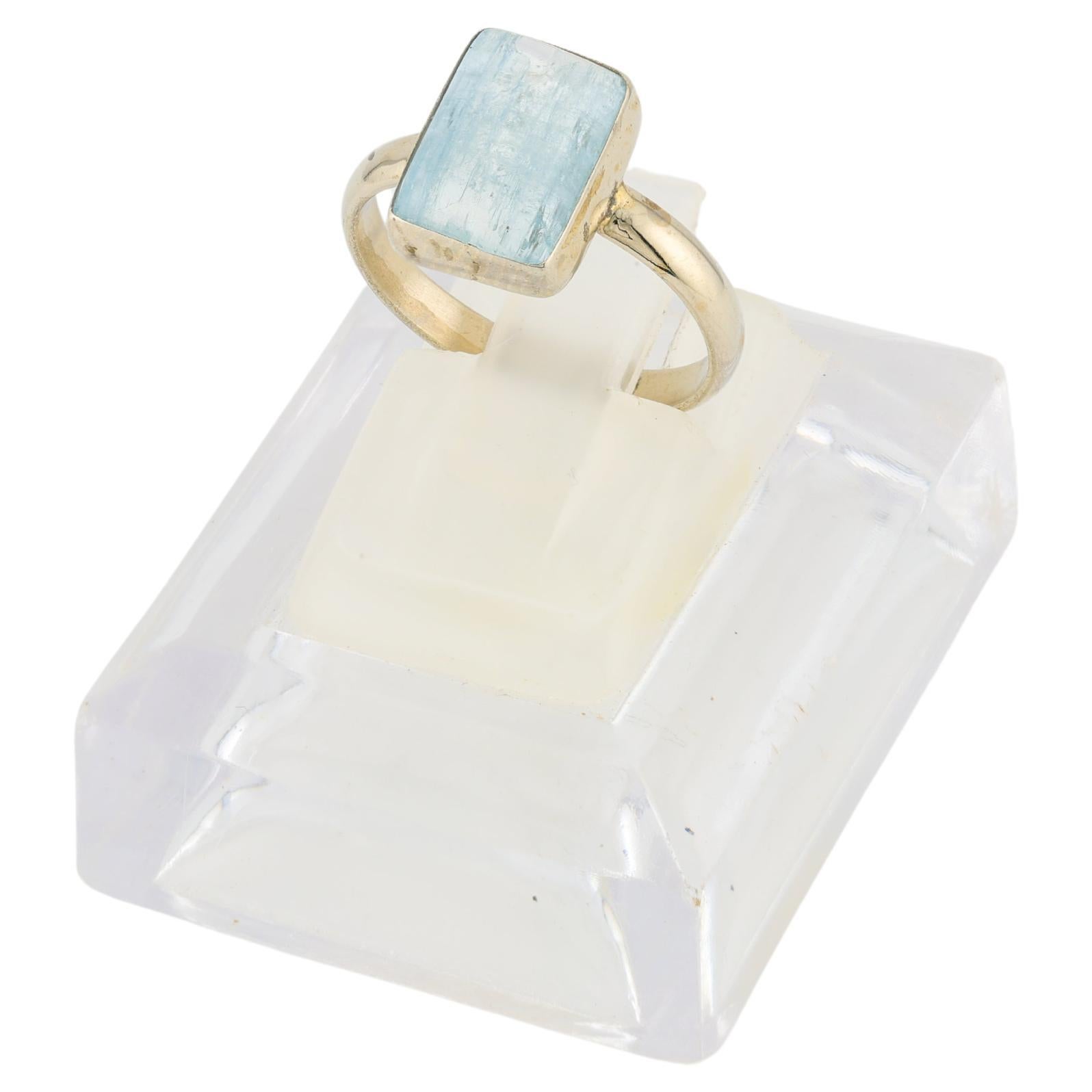 Sibirischer Aquamarin-Ring