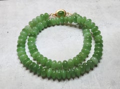 Siberian Chatoyant Jade Necklace