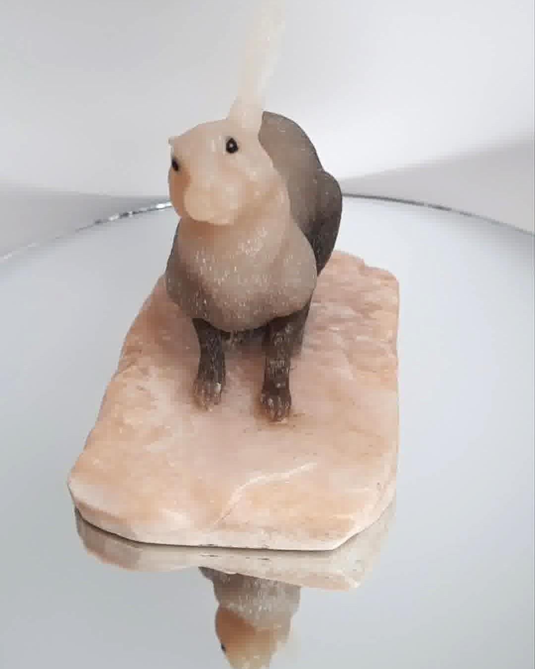 Contemporain Lapin néphrite de Sibérie Miniature en vente