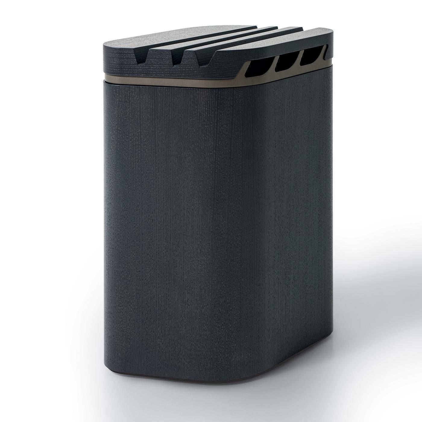 Contemporary Sibilia Anthracite Grey Ash Amplifying Totem For Sale