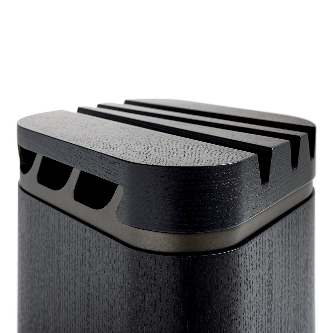 Leather Sibilia Anthracite Grey Ash Amplifying Totem For Sale