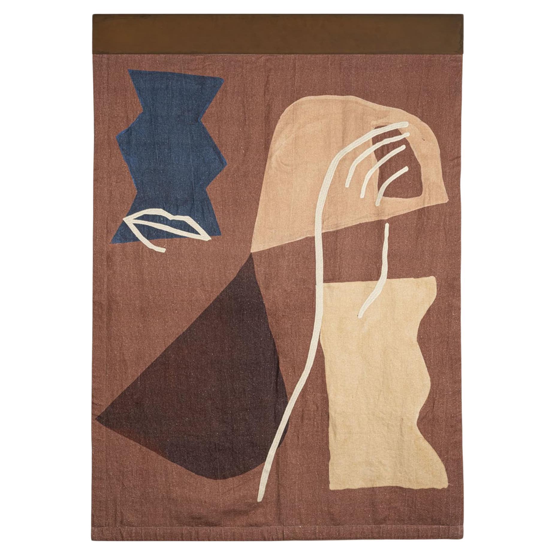 Sibylle#1 Bordeaux Wall Hanging  by Studiopepe For Sale