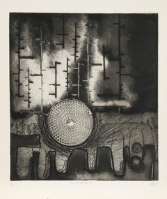 Armageddon, Aquatint Etching by SICA