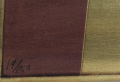 Ruth Ruth, Abstrakter Siebdruck mit Folie von SICA