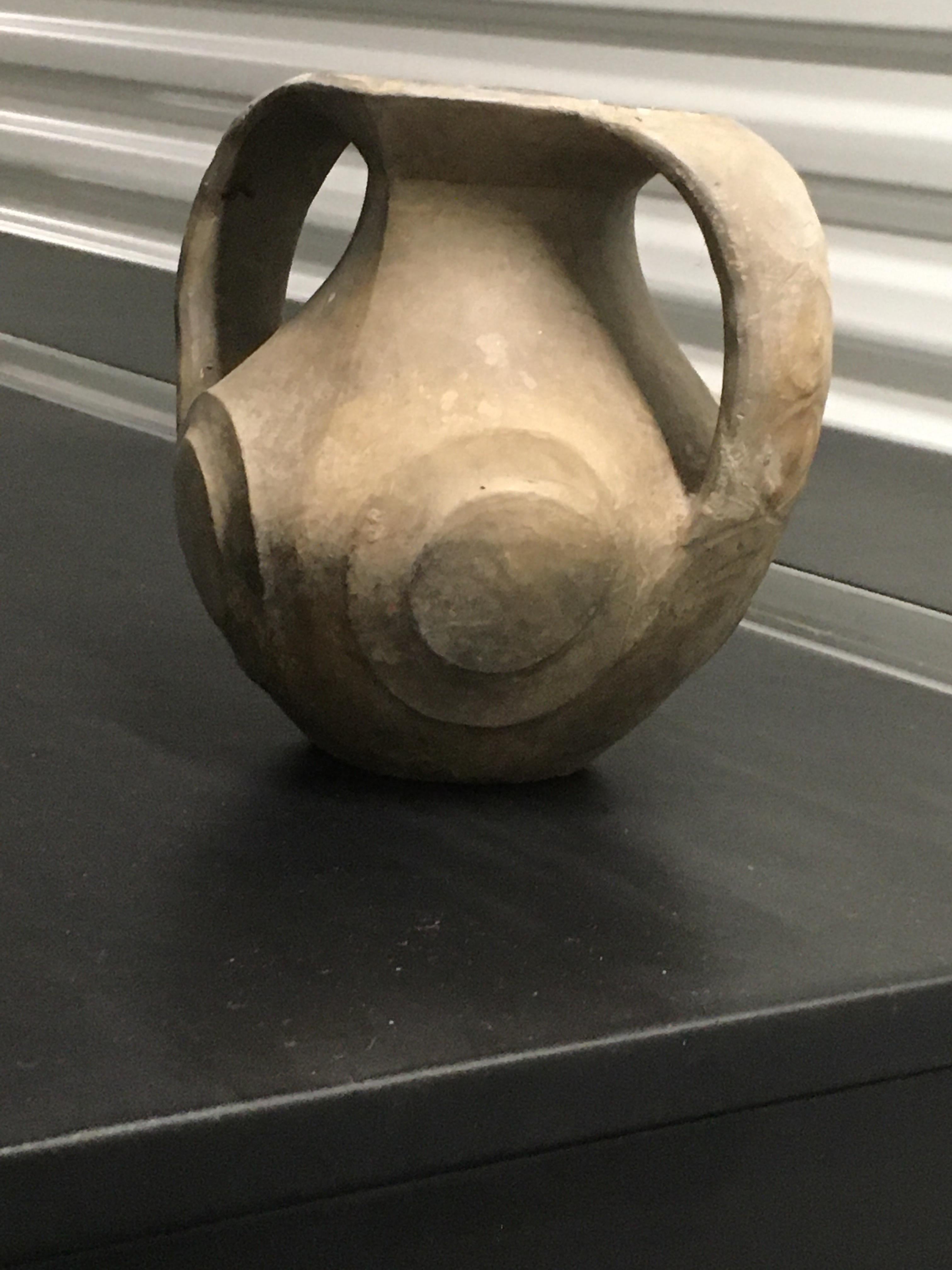 Vase Amphora en poterie noire brunie de la dynastie Han du Sichuan Bon état - En vente à London, GB