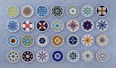 Sicilian Clay Hand-Painted Colapesce Dinner Plate, Made in Italy