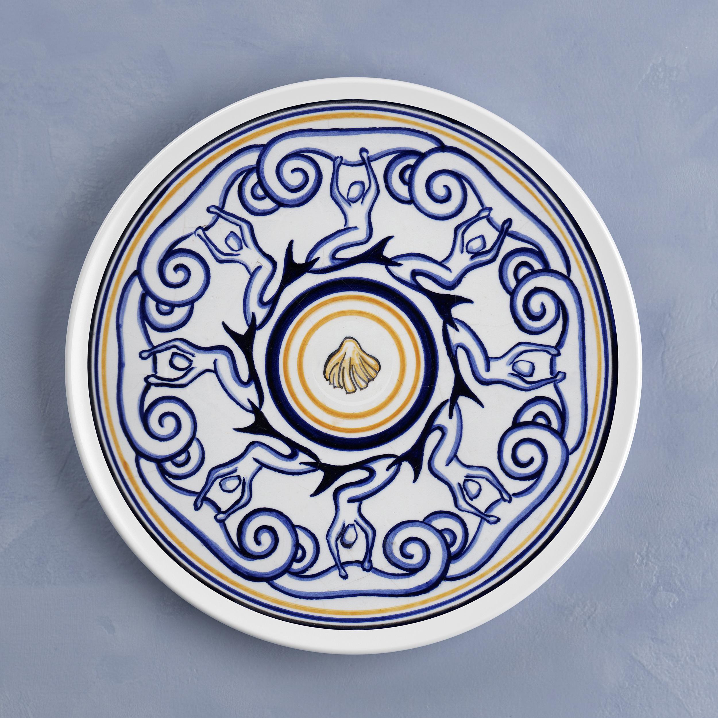 Beautiful handcrafted dinner plate by Crisodora will make an elegant statement with sophisticated art de la table for every occasion.

Sicilian clay, hand painted.

Made in Sicily (Italy) by Master Artisans.