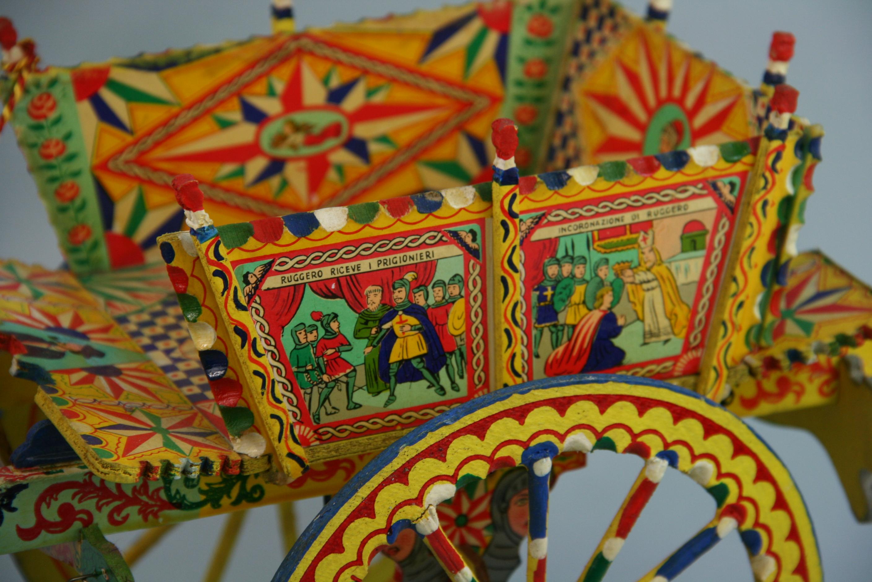 sicilian donkey cart souvenir