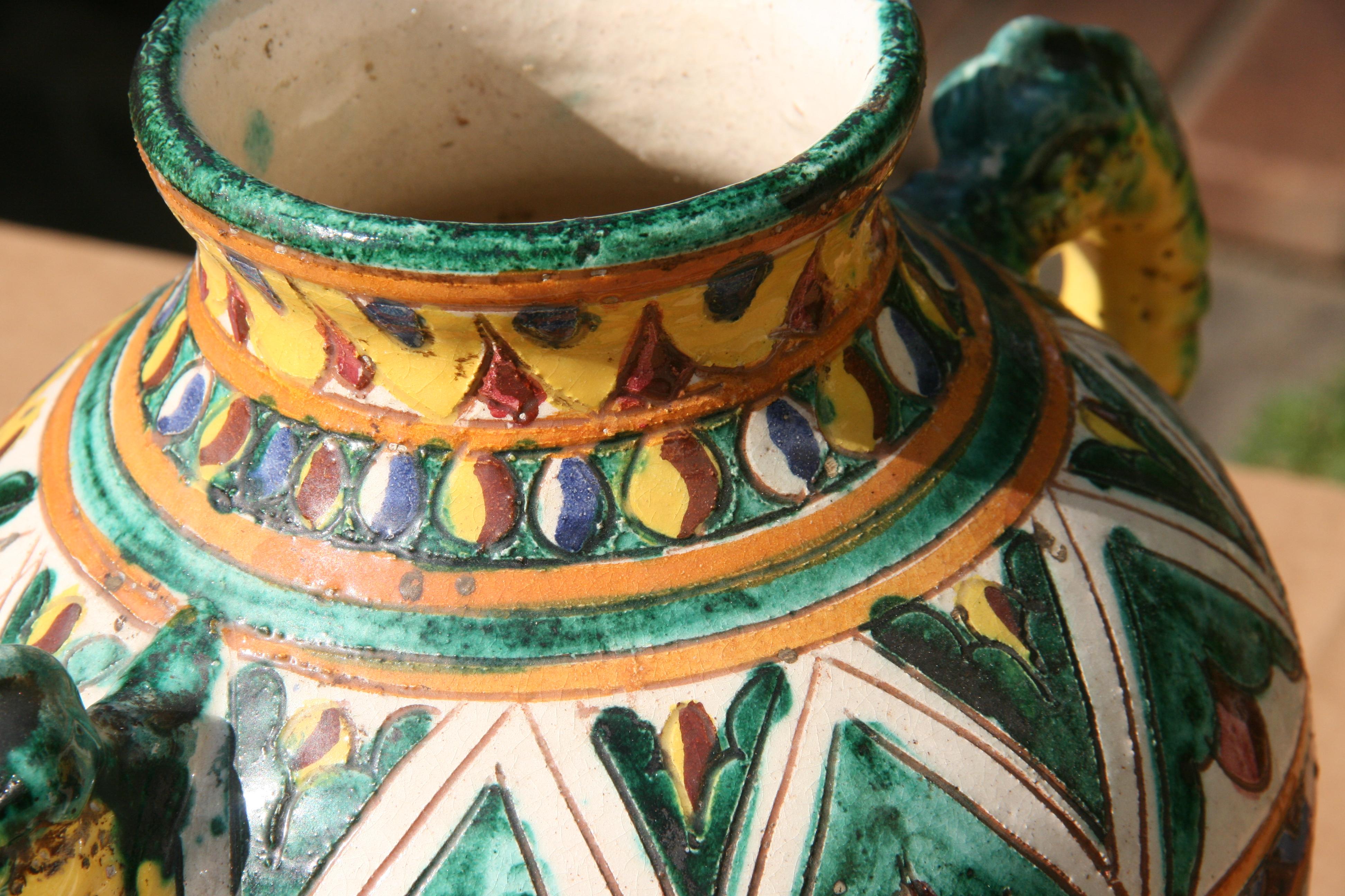 Urne en majolique sicilienne en vente 2