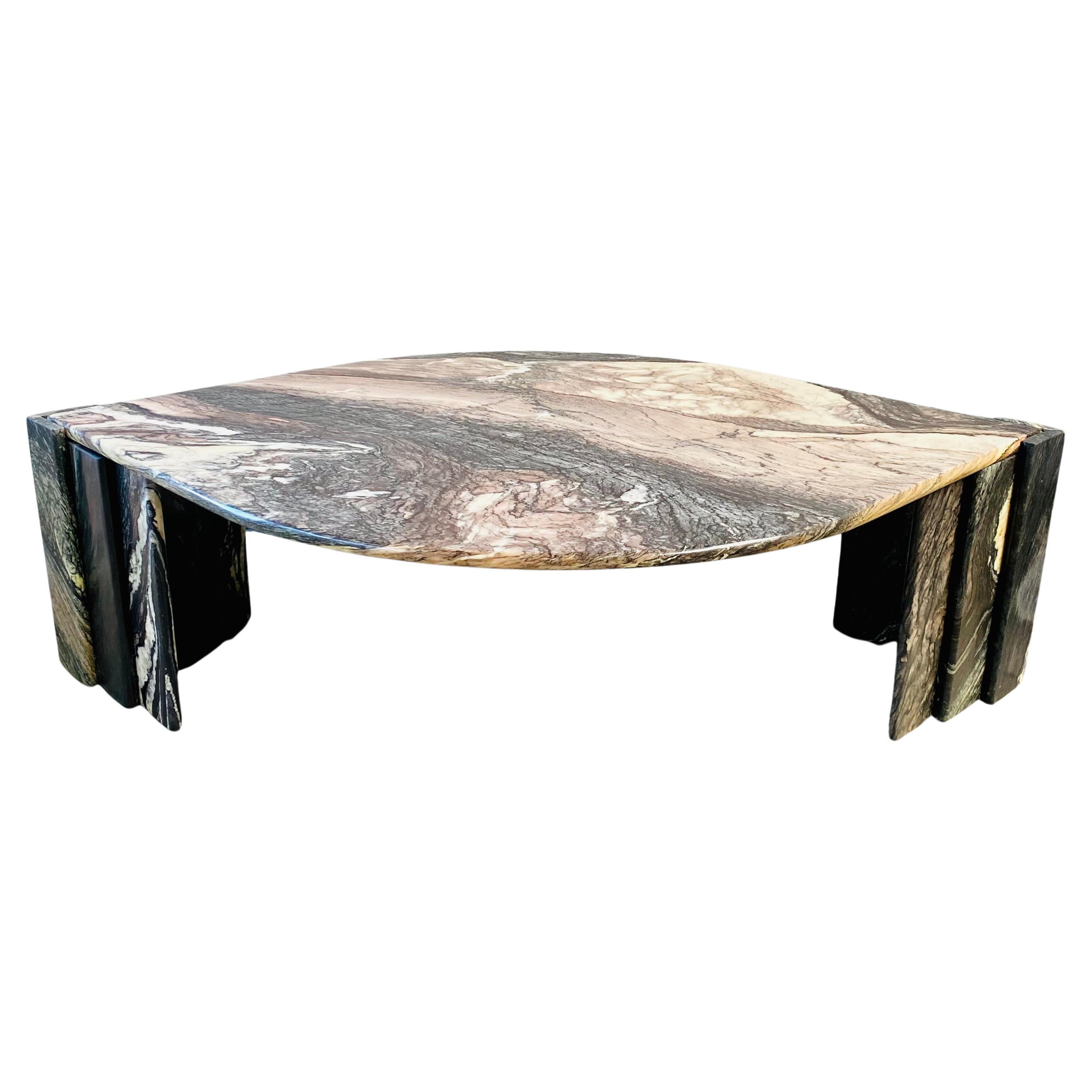 Looking for a stunning coffee table that blends modern design with Italian luxury? Look no further than the Cippolino marble Coffee Table 