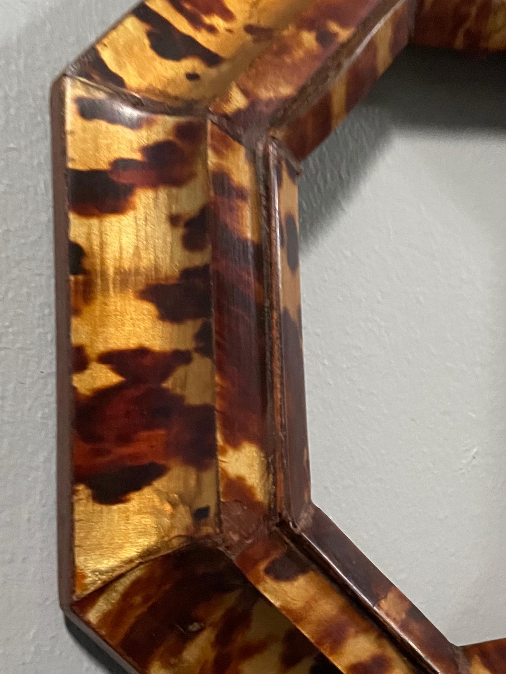 Hand-Crafted Sicilian Tortoiseshell Frame For Sale