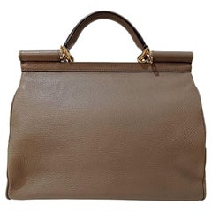 Dolce & Gabbana Polished Leather Small `Sicily` Bag - ShopStyle