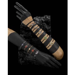 Sicis Jewels 18K Rose Gold Micro Mosaic Bracelet with White Diamonds