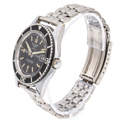 Sicura by Breitling 17 Jewels Stainless Steel Men's Hand Wind Date Watch, 38mm