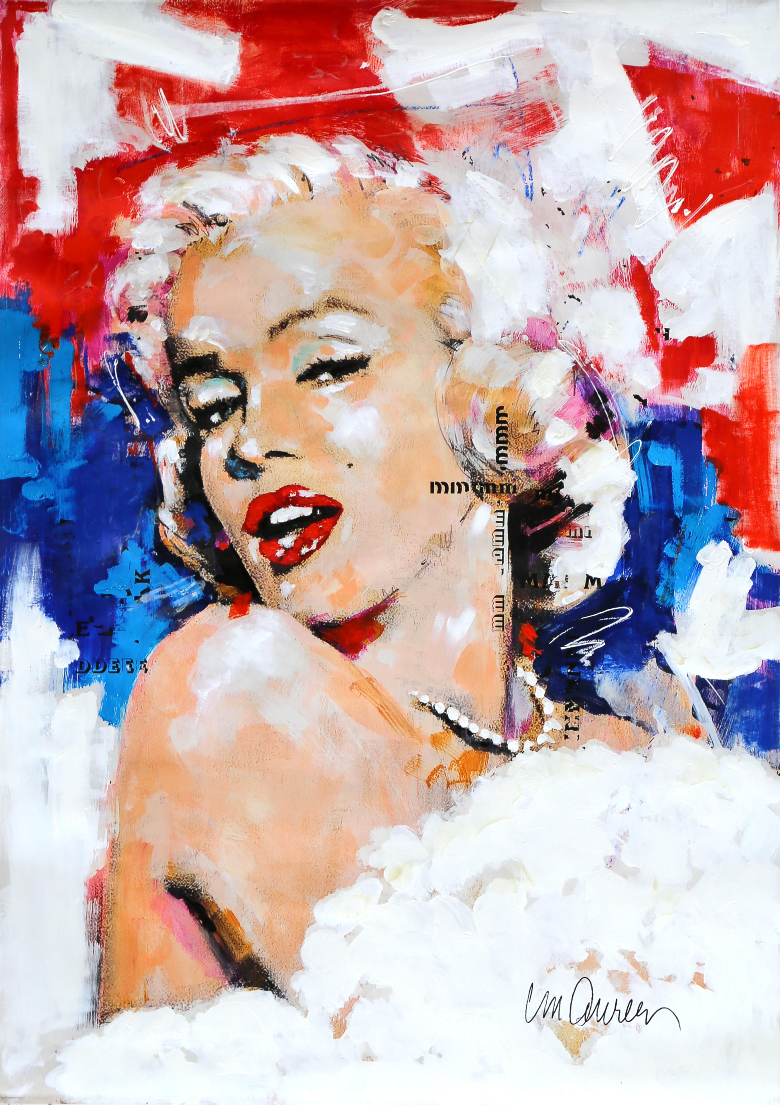 Marilyn Monroe, Pop Art Portrait by Sid Maurer