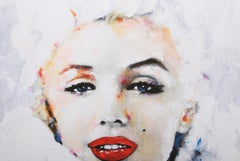 Marilyn Monroe Winter Coat, stampa offset Pop Art di Sid Maurer