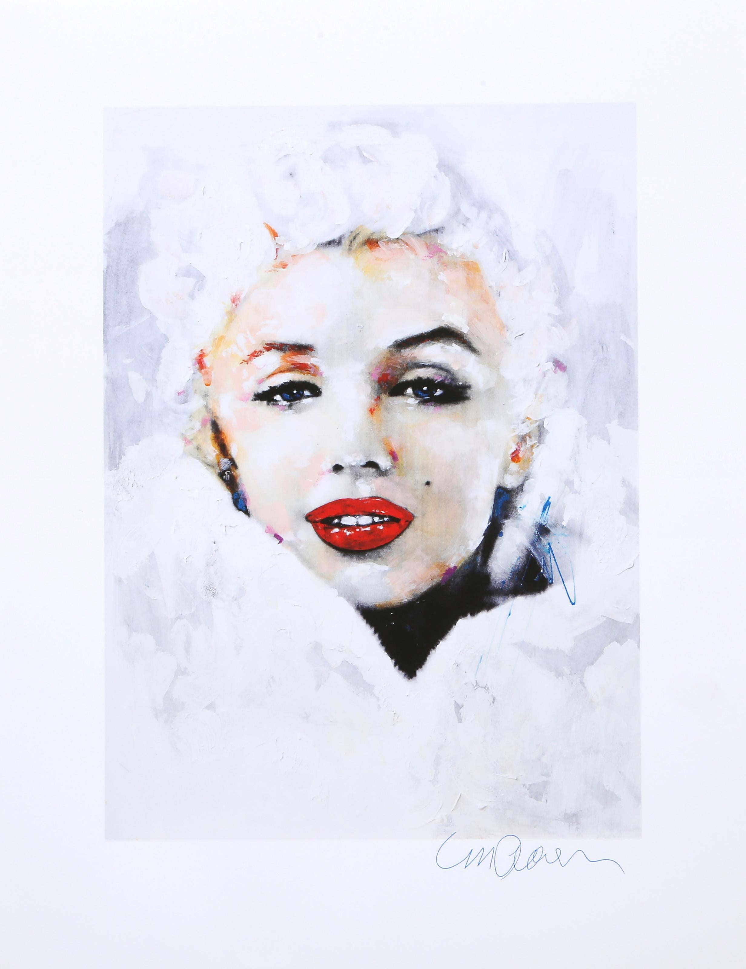 Marilyn Monroe Winter Coat, Pop Art Offset Print by Sid Maurer For Sale 2