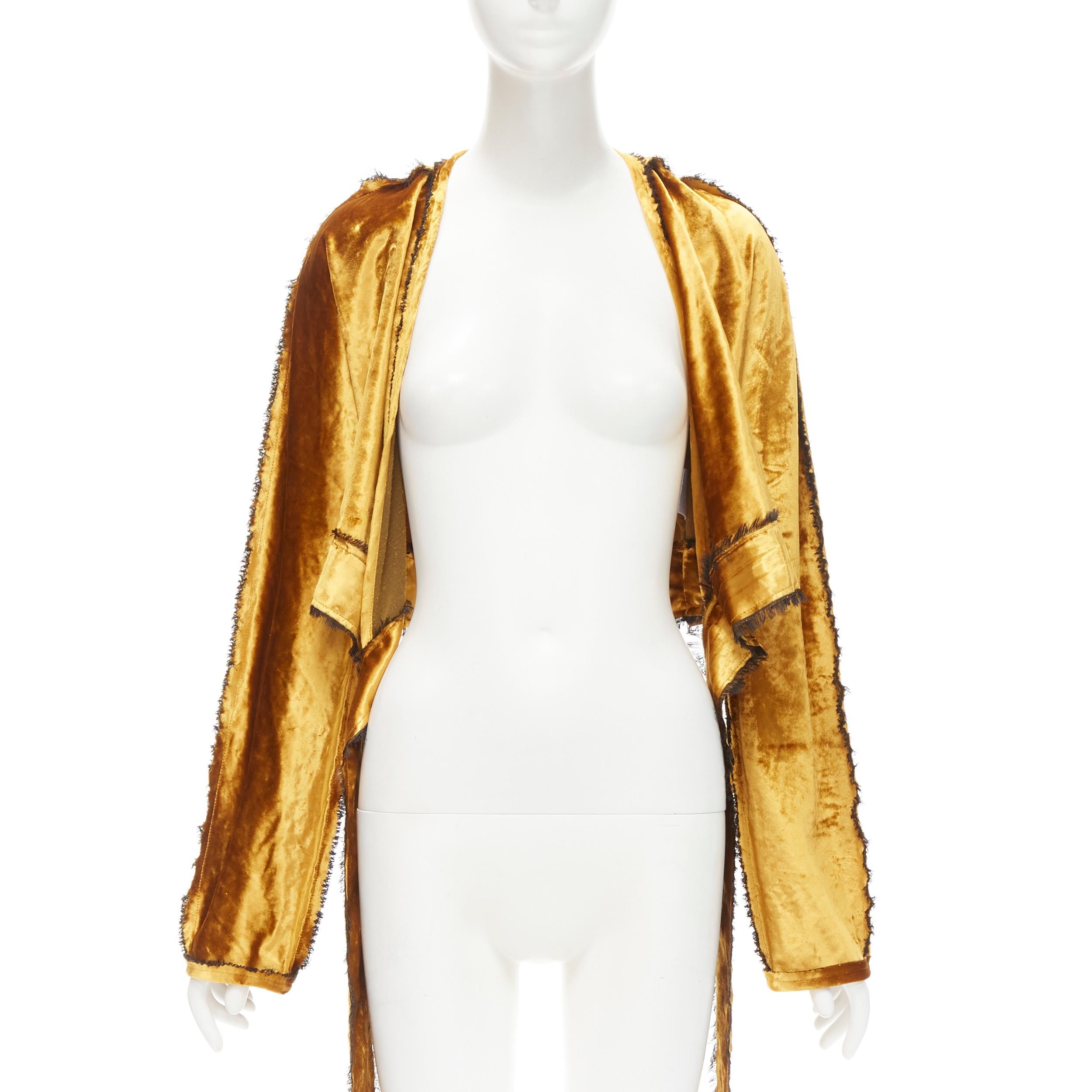 black and gold robe