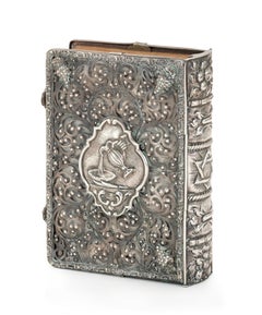 Siddur dans une reliure en argent décorée - Italie, début du 20e siècle