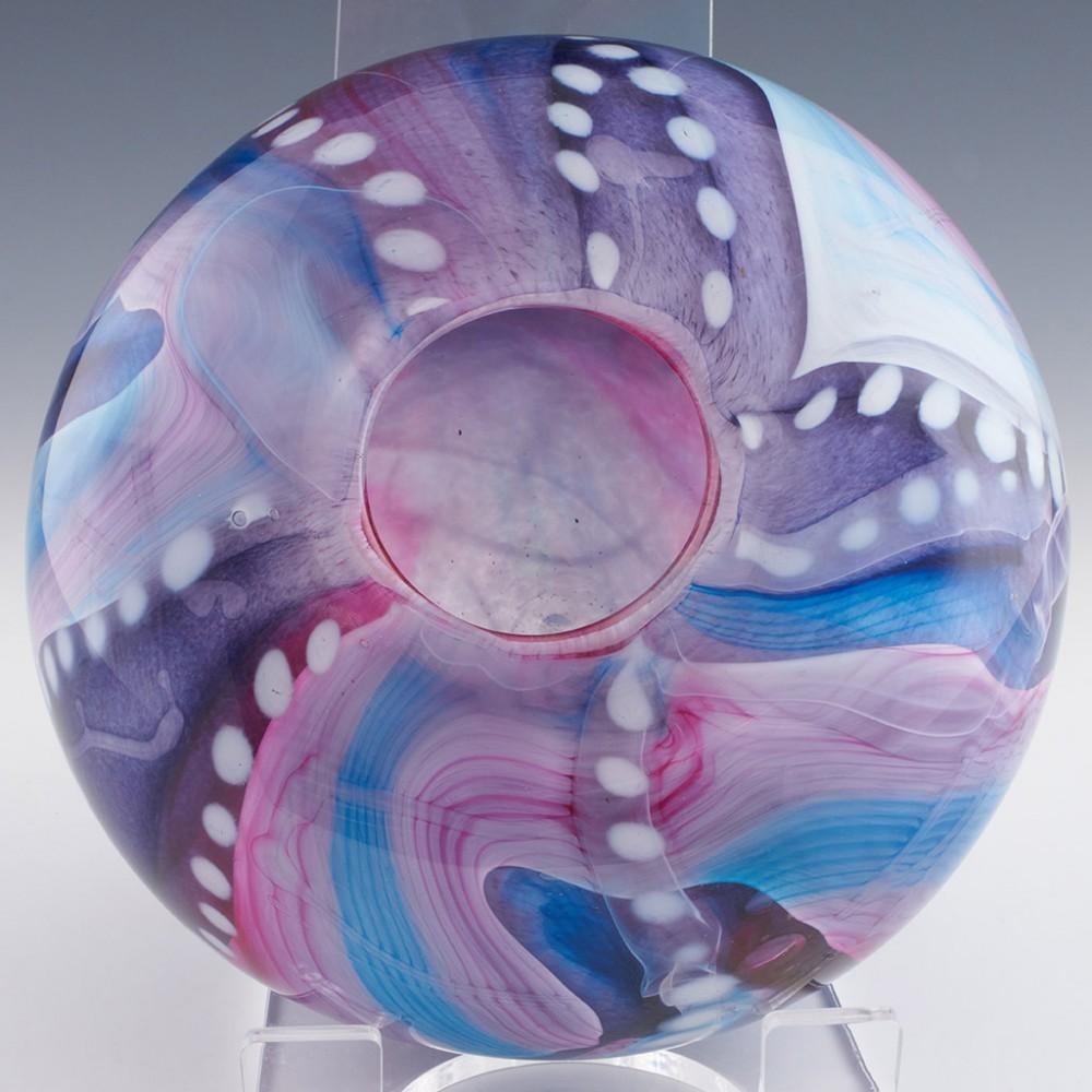 Art Glass Siddy Langley Journey Rosebowl 2023 For Sale