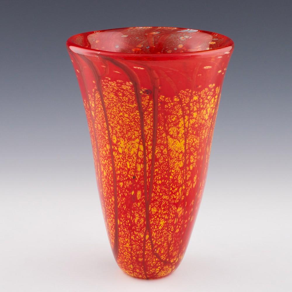 English Siddy Langley Tall Open 'Maple Forest' Vase, 2022